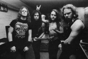metallica heavy metal 90s backstage
