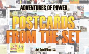 postcards from set ari gold films